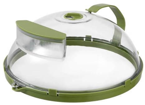 Cubierta Para Platos De Microondas – Tapa Resistente Al Calor Apta Para Lavavajillas Con Asa | Tapa Ṕara Alimentos Ţapa P̀ara Platos De Microondas | P̃ara Secar Hornear Mostrador Dormitorio Co