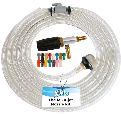 xjet M5 HIGH Pressure Deluxe Variable Long Range Nozzle # 13 (3000 to 4000 psi. 4 to 6 GPM)