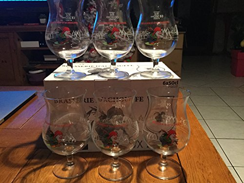 Achouffe Rare Boite de 6 Verre Brasserie d Chauffe en 50cl 50 cl Neuf