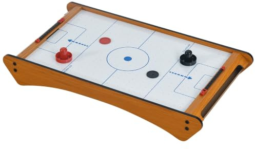 HOMCOM Table Hockey air Portable 2,5FT, Bois, pour Enfants/Adultes