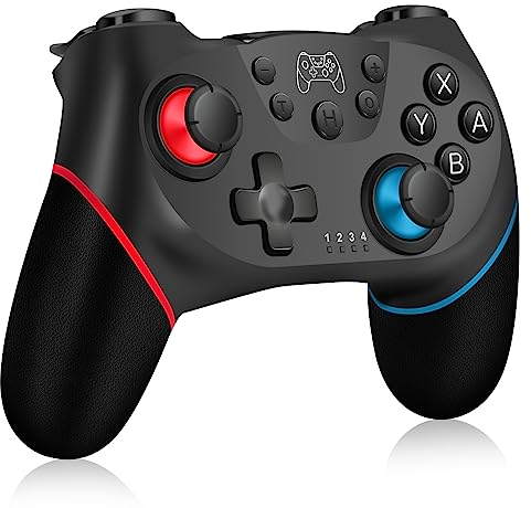 Zakgbxbig Manette pour Switch, Manette sans Fil Pro pour Switch Lite, Manette pour Switch Remote Gamepad Joystick, Turbo et Dual Vibration