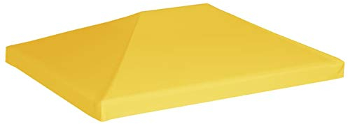 BaraSh Pavillondach 270 g/m² 4x3 m Gelb Gartenpavillon Pavillon Wasserdicht Stabil Winterfest