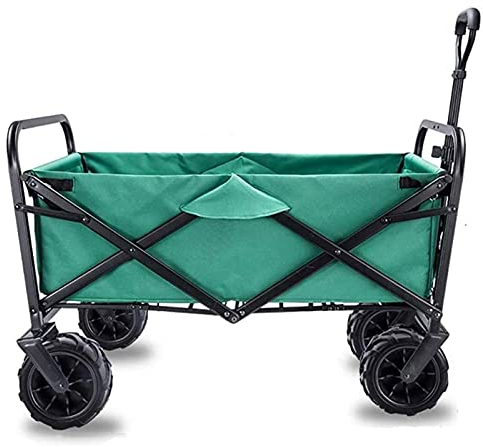 Klappwagen mit Rädern, tragbarer Sackkarren-Einkaufswagen, Mehrzweckwagen, Gartenwagen für den Außenbereich, maximale Belastung 90 kg