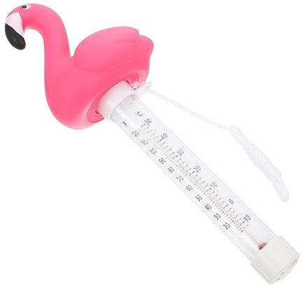 HANABASS 1stück Neuer Titel Für Ihr Produkt Könnte Wie Folgt Lauten Wasserdichtes Flamingo Wasserthermometer Cartoon Design Für Pool Und Badewanne Genaues Temperaturmessgerät Langlebig