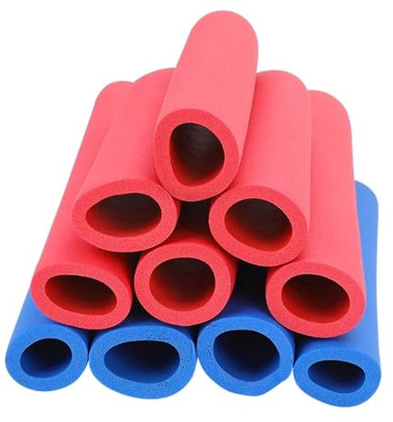 Rohrisolierung Dicke 20mm Frostschutzisolierrohr ID 20/25/32/40/50/63.0mm Isolierschlauch, für Kabel Wasserleitungen Im Innen- Und Außenbereich Schaumstoffschlauch Rohrdämmung(Blau,ID 40mm)