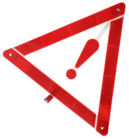 OSOLADY Panneau Urgence Réfléchissant Panneau De Sécurité Routière Pour Voiture Triangles Avertissement