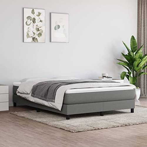 Festnight Bett 140x200 cm Polsterbett ohne Kopfteil Jugendbett Bettgestell Doppelbett Einzelbett Gästebett Bettrahmen Schlafzimmer Bett Jugendzimmer
