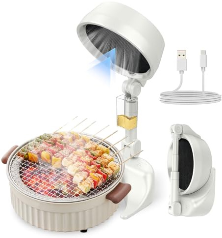 Portable Range Hood for Cooking，Portable Range Hood Exhaust Fan，Portable Exhaust Fan Filtering Fumes with Low Noise for Kitchen，Indoor BBQ，RV Kitchen and Maintenance Workbench