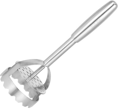 Alipis Schiacciapatate in Acciaio Resistente Utensile Manuale Per Verdure Versatile Per Patate Dolci e Fagioli Comodo Da Impugnare Manico Per Cucine Domestiche e Ristoranti