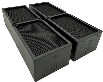 purero 2 filtri in ceramica compatibili con filtri a carbone Elica Nikola Tesla KIT0167755, adatti per modelli NIKOLATESLA Alpha Fit, 3Z, Prime S, Made in Germany