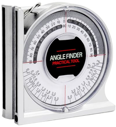 Ylnailky Transportador Buscador de Ángulos,Medidor Magnético de Ángulos para Carpintería - Herramienta de Medición Precisión para Proyectos de Carpintería Bricolaje Muebles