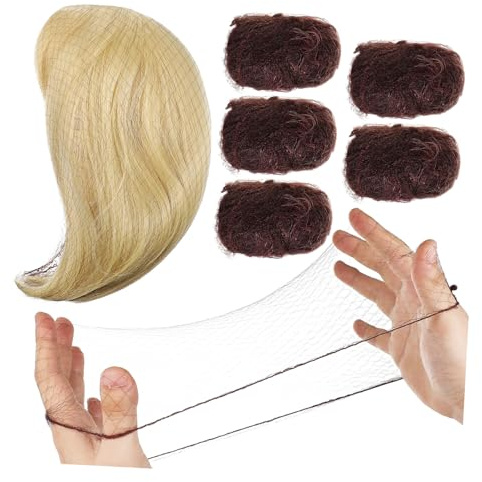 DECOMELODY 100 Stück Elastisches Haarnetz 50cm Unsichtbares Netz Dutt Abdeckung Für Damen Und Mädchen Atmungsaktives Verkleidungszubehör Für Ballett Pflegeberufe Und Perücken