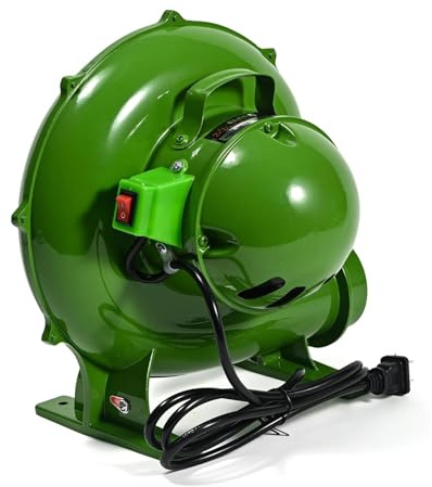 JOUFNING Ventilatore Soffiante 110V/220V, Ventilatore Elettrico per Fucina, Accenditore per Camino A Carbone per Fucina da Fabbro, Ventilatore per Barbecue Air Mover(700W)