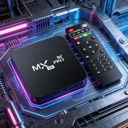 Boitier Android TV, TV Box Android 14 avec 2GB 16GB RK3518 Quad-Core 64bit Cortex-A53 chipset, Android TV Box 2025 Prend en Charge Le WiFi bi-Bande, Bluetooth 5.0, HDMI 2.0 et HD 4K