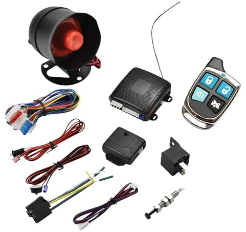 KIXZSAZ 12V Auto Alarmanlage Telefon APP PKE Keyless Zentralverriegelung Sensor Kit Sicherheit Alarm System Alarmanlage Zentralverriegelung, T361Remote
