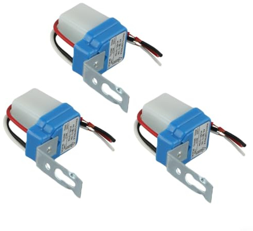 Torchlit Dämmerungsschalter 3 für stk. 12V 10A Automatik Lichtsteuerung Sensor für Industrie Garten Flughafen Hof
