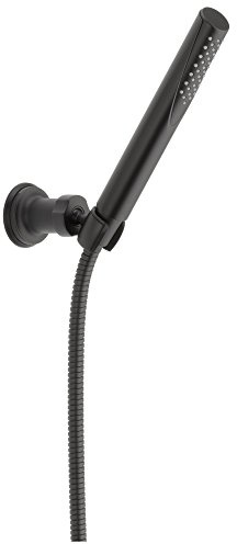 DELTA Faucet 55085-BL Grail Premium Single-Setting Adjustable Wall Mount Hand Shower, Matte Black
