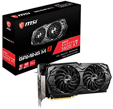 MSI Gaming Radeon RX 5600 XT Boost Clock: 1620 MHz 192 Bits 6 Go GDDR6 DP/HDMI Dual Torx 3.0 Fans Freesync DirectX 12 Ready Carte Graphique RX 5600 XT Gaming MX
