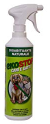 Prochimica Desafortunante Ekostop para perros y gatos Sustancia natural insensible para la salud lista para usar Repelente para perros y gatos de exterior e interior Eficacia de larga duración