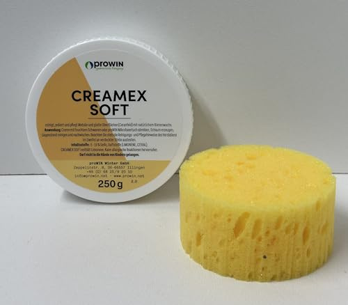 proWIN CREAMEX SOFT (ehemals Powercreme)250g + Schwämmchen 8cm NEU Set