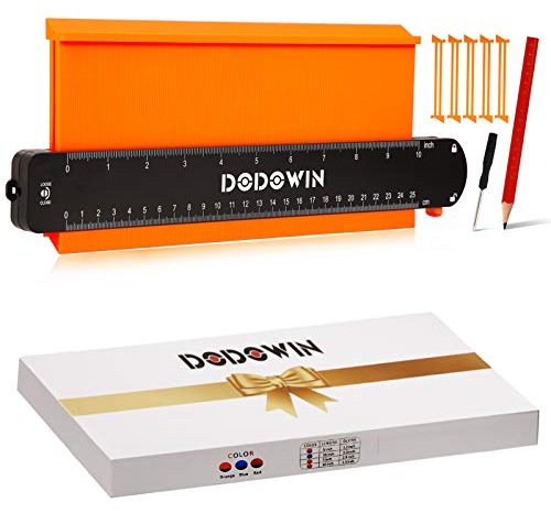 DODOWIN Konturenlehre 25cm, Konturenlehre Mit Feststeller, Handwerker Geschenke Weihnachten, Weihnachtsgeschenke für Männer Papa, Geschenke für Männer Opa, Adventskalender 2025 ihn Herren Gadget