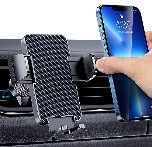 BIPOPIBO Porta Cellulare Auto [Compatibile con Custodie Spesse] Supporto Telefono Auto 360 Gradi di Rotazione per Presa D'aria Dell'Auto Portacellulare Auto Universale per iPhone Smartphone Android
