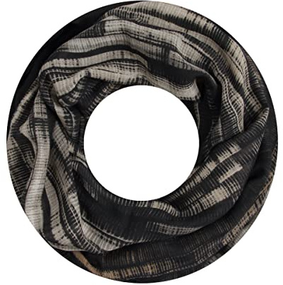 Majea Damen Loop Schal Schlauchschal Halstuch (880027) (braun 7)