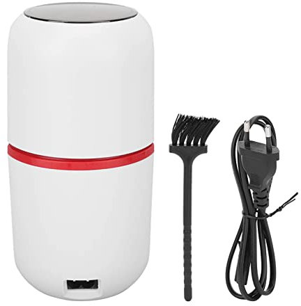 Mulino elettrico, Polvere elettrica per pillole, Piccola polvere fine in acciaio inox per uso domestico, Polverizzatore elettronico bianco(EU)