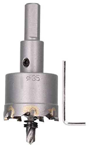 How Saw Bohreröffner Hartmetall TCT Hochleistungs-Lochschneider Fräser Bohrschneidwerkzeug Hartmetall-Lochschneider Schneidet Edelstahl-Schneidwerkzeug Für Metall Holz(35mm)