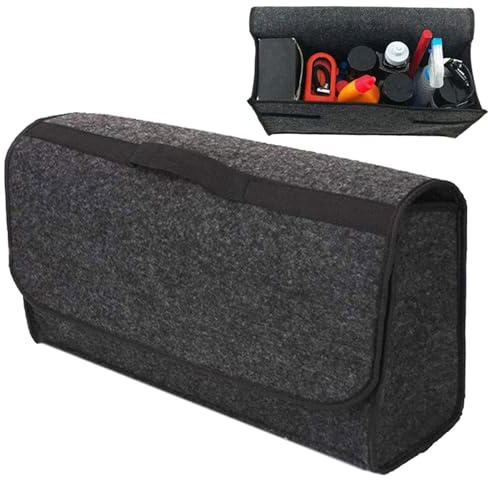 Organizador de maletero para coche, caja de almacenamiento de maletero para SUV - Caja de almacenamiento organizadora de maletero antisuciedad para SUV Sedan,Bolsa de almacenamiento de maletero para e