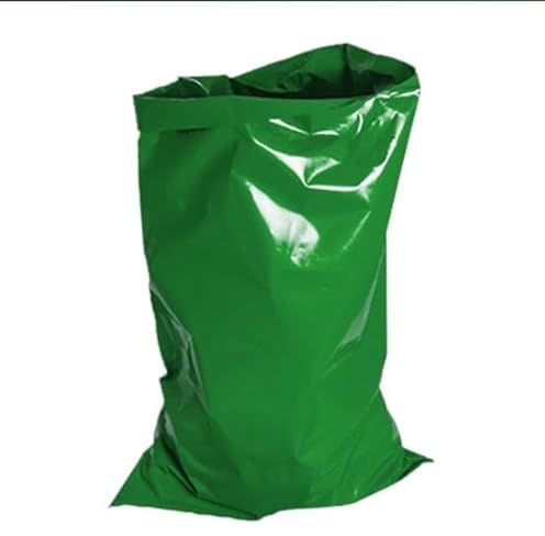 Venuscello 5 x Green Rubble Sacks Heavy Duty | Refuse Sacks Builders Bags 36 x 48 inch 350 Gauge Strong and Tear Resistant - Ideal for Builders, Contractors, Renovation and Garden Wastage