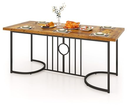 COSTWAY Tavolo da Pranzo 180 x 79 x 75 cm per 6-8 Persona