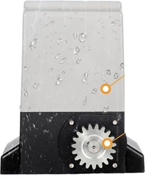 Apricancello automatico scorrevole Apricancello Automatico Scorrevole 1800 Lb, Motore Elettrico for Cancello Scorrevole for Vialetto Scorrevole con 2 Telecomandi Fino a 40 Piedi per cancelli scorrevol