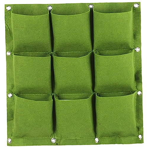 Supvox Pflanzsäcke Mit Taschen Für Wandbepflanzung Hängende Pflanzgefäße Für Garten Und Wohnräume Vertikale Pflanzsäcke Zum Anpflanzen Von Blumen Und Gemüse Robuste Aufbewahrungssäcke Aus