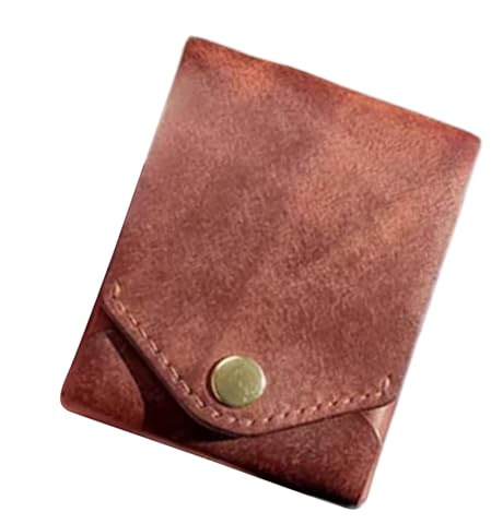 Liakyunf Pince à Billets Fine, Portefeuille Porte-Cartes,Petite Pochette de Porte-Monnaie - Étui à Cartes à Pince à Billets Portable, Portefeuille à Billets en Cuir PU Pratique pour Les Voyages,