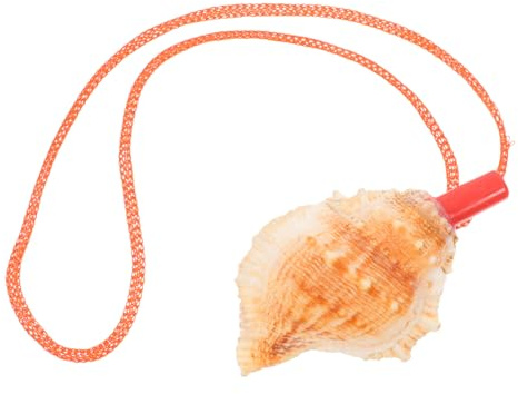 Garneck Fischietto Forma Per Ragazzo Ragazza Giocattolo Decorativo Con Cordino Fischietto Portatile in Naturale e Plastica Rumorista Decorativo Per Feste e Celebrazioni