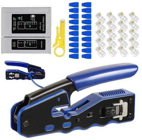 Sucritude Kit de Pince à Câble | Jeu de Serre-Câbles Domestique - Pince Ergonomique pour Lignes Téléphonique et Applications Réseau Informatique