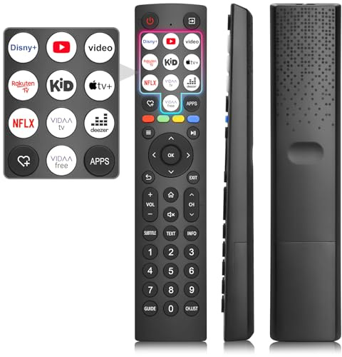 Mando-para-Hisense-Smart-TV, Mando a Distancia Universal para Hisense VIDAA 4K UHD FHD QLED LED LCD HD TV