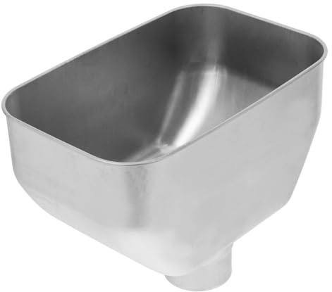 MALUGOGO Entonnoir de gouttière en acier inoxydable 304 - Adaptateur de gouttière de 76 mm de diamètre - Connecteur de tuyau de vidange pour drainage de toit - Convient pour la collecte d'eau de pluie