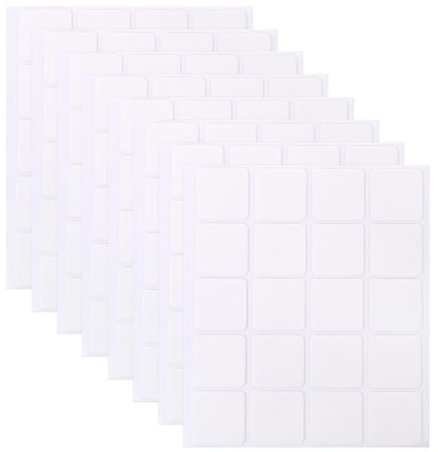 ROMISBABA Cinta Adhesiva Doble Cara Transparente 100 Piezas 25x25x1mm Acrílico Fuerte para Montaje y Marco de Fotos, Cinta Adhesiva Cuadrada Autoadhesiva Multiusos para Oficina y Hogar