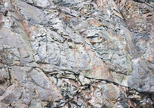 wandmotiv24 Fototapete Steine Berg Wand, XL 350 x 245 cm - 7 Teile, Wanddeko, Wandbild, Wandtapete, M4841