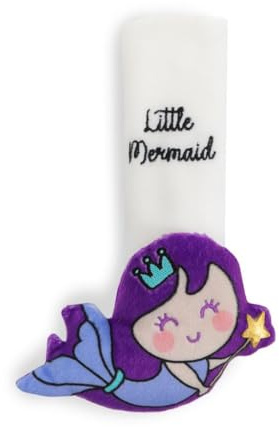 Milk&Moo Mermaid Kinder Gurtpolster, Sicherheitsgurt, Schulterpolster für Kindersitz, Schutzkissen, Anti Reibung Gürtelkissen, Gurtschutz, ab 0 Monate