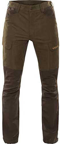 Härkila | Scandinavian Hosen | Professionelle Jagd Kleidung & Jagd Zubehör für Herren & Damen | Skandinavische Qualität Made to Last | Willow Green/Deep Brown, 56