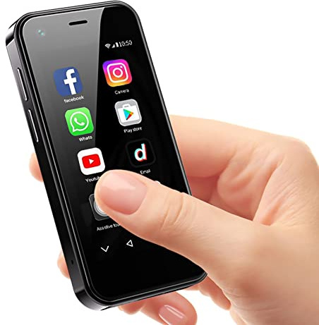 ZOKOE Mini Handy,Kinder Smartphone, 3G Android 9.0 Dual SIM Quad Core 2GB RAM 16GB ROM 5.0MP,Handy ohne vertrag (XS13-Schwarz)