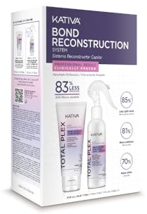 Kativa Total Plex Bond Repair Kit | Concentrado reconstructor 70ml + Sellante reconstructor de enlaces capilares 60ml | Reconstructor capilar| 10% NANO - BOND COMPLEX