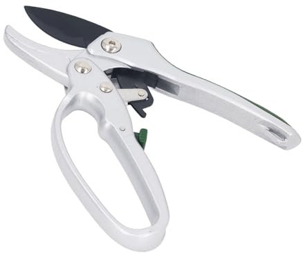 Cesoie Potatura Attrezzo Giardinaggio Potatori a Cricchetto Forbici Giardinaggio Affilate Tosatrici Giardino per Tagliare lo Stelo della Siepe del Fiore della Rosa