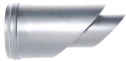 Tubo coaxial de acero inoxidable con terminal horizontal D. 80/125 CE, estufa de pellets, fabricado en Italia