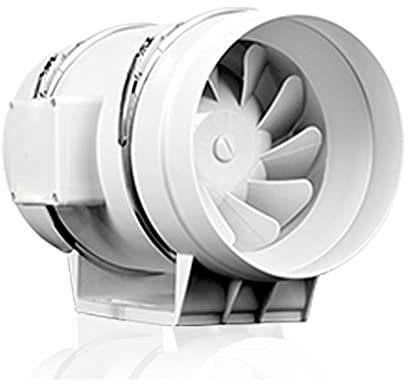 DIGNIFE Soffiatore Radiale, 4 5 6 Ventilatore di Scarico Home Silent Inline Tubo Duct Fan Bagno Estrattore Aspirazione Ventilazione Cucina Servizio Water Pulizia dell'Aria(4inch)