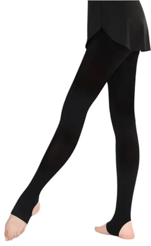 USOHJZ Mallas De Ballet 2 Pares de Medias de Ballet con Estribo for Mujer y niña, for Patinaje, Danza y Gimnasia.(Color 2,XL Height 140-160cm)