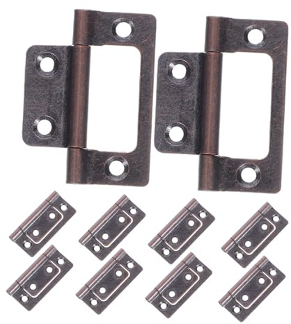 10 Bisagras Silenciosas Con Rodamientos Silenciosos, Resistentes, Para Puertas De Armarios, Armarios, Muebles, Cocinas, Dormitorios, Caravanas Y Muebles.
